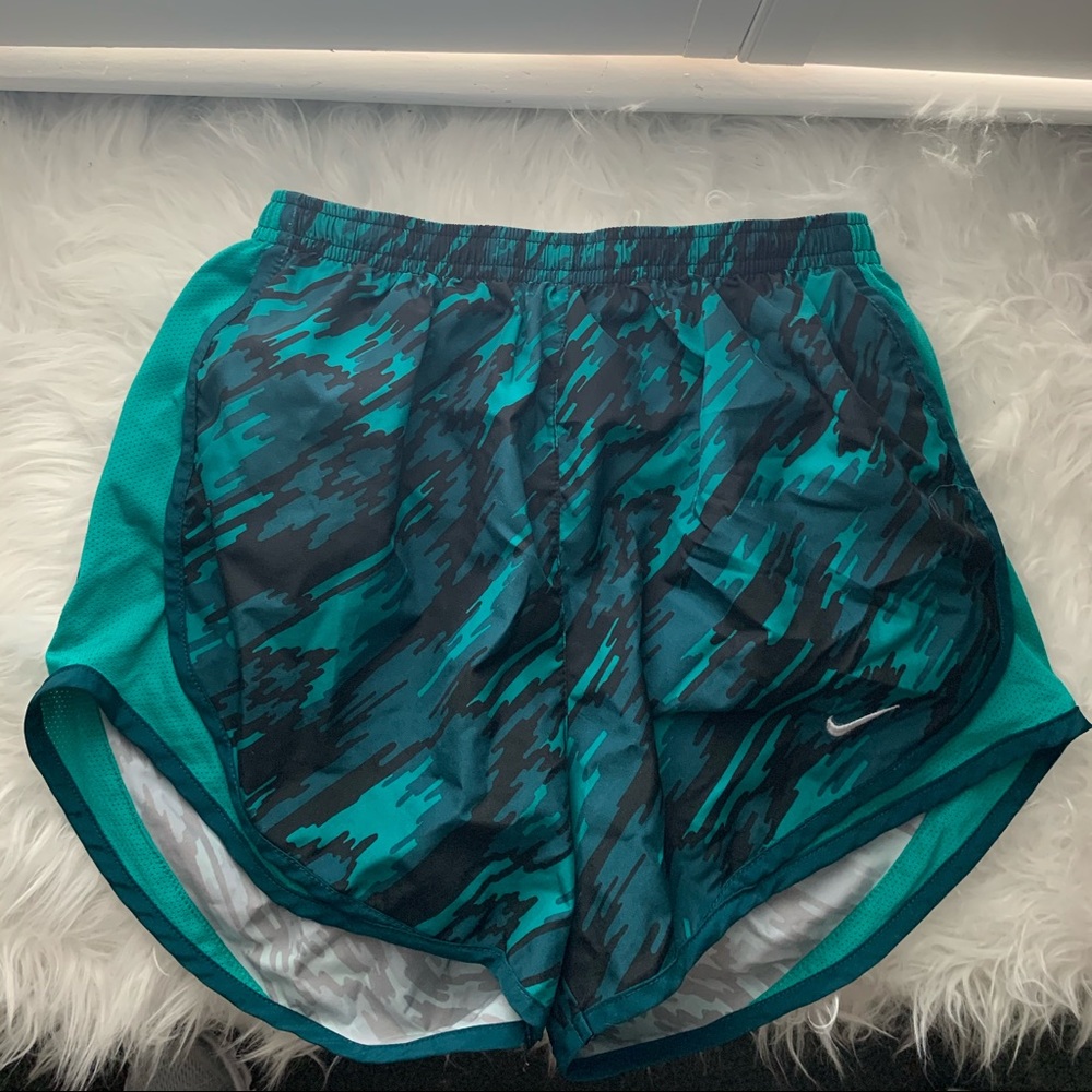 Teal Nike Track Shorts